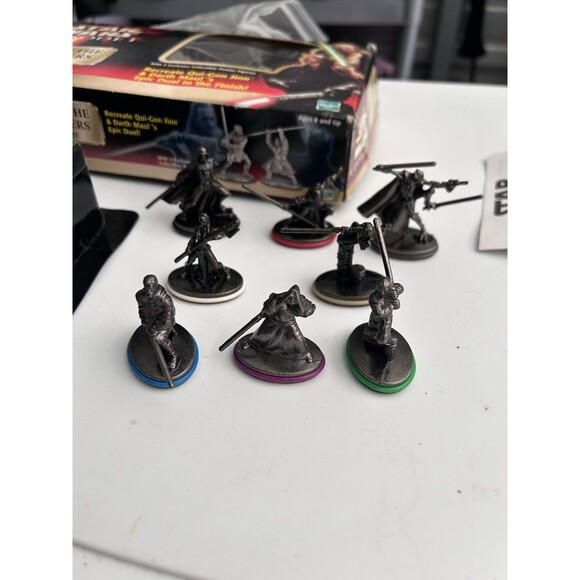 Star Wars Other - Vintage Star Wars 2005 Monopoly Die Cast Figurines Pieces Metal 2 Inches Tall 10